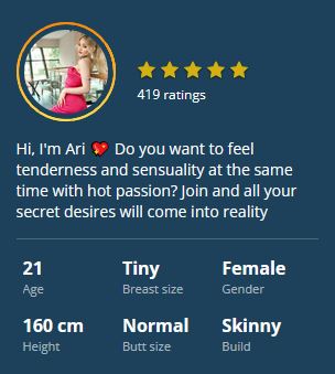Hi, I'm Ari 💖 Do you want to feel tenderness and sensuality at the same time with hot passion? Join and all your secret desires will come into reality