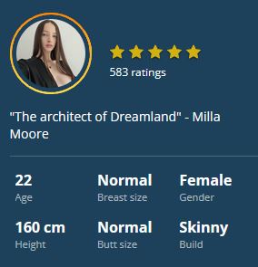 "The architect of Dreamland" - Milla Moore